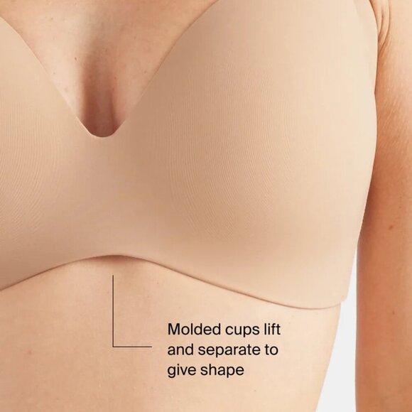 Knix WingWoman- Neutral Wireless Comfort Bra- Size 6+ - Picture 10 of 13